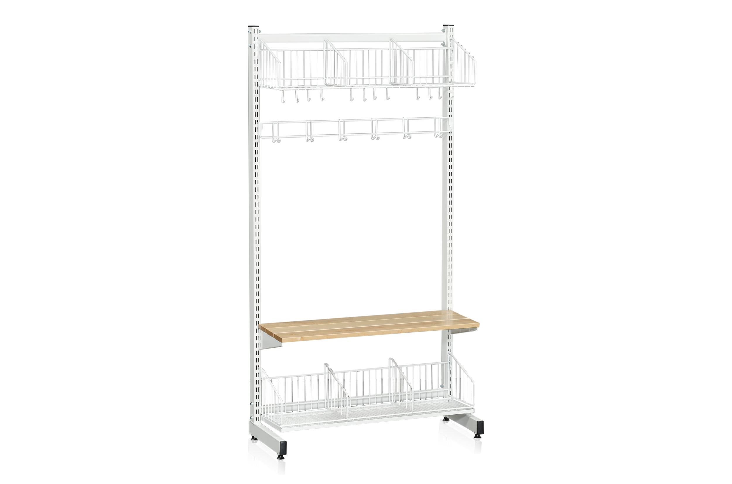 L-Stand 900 mm Complete 3 White