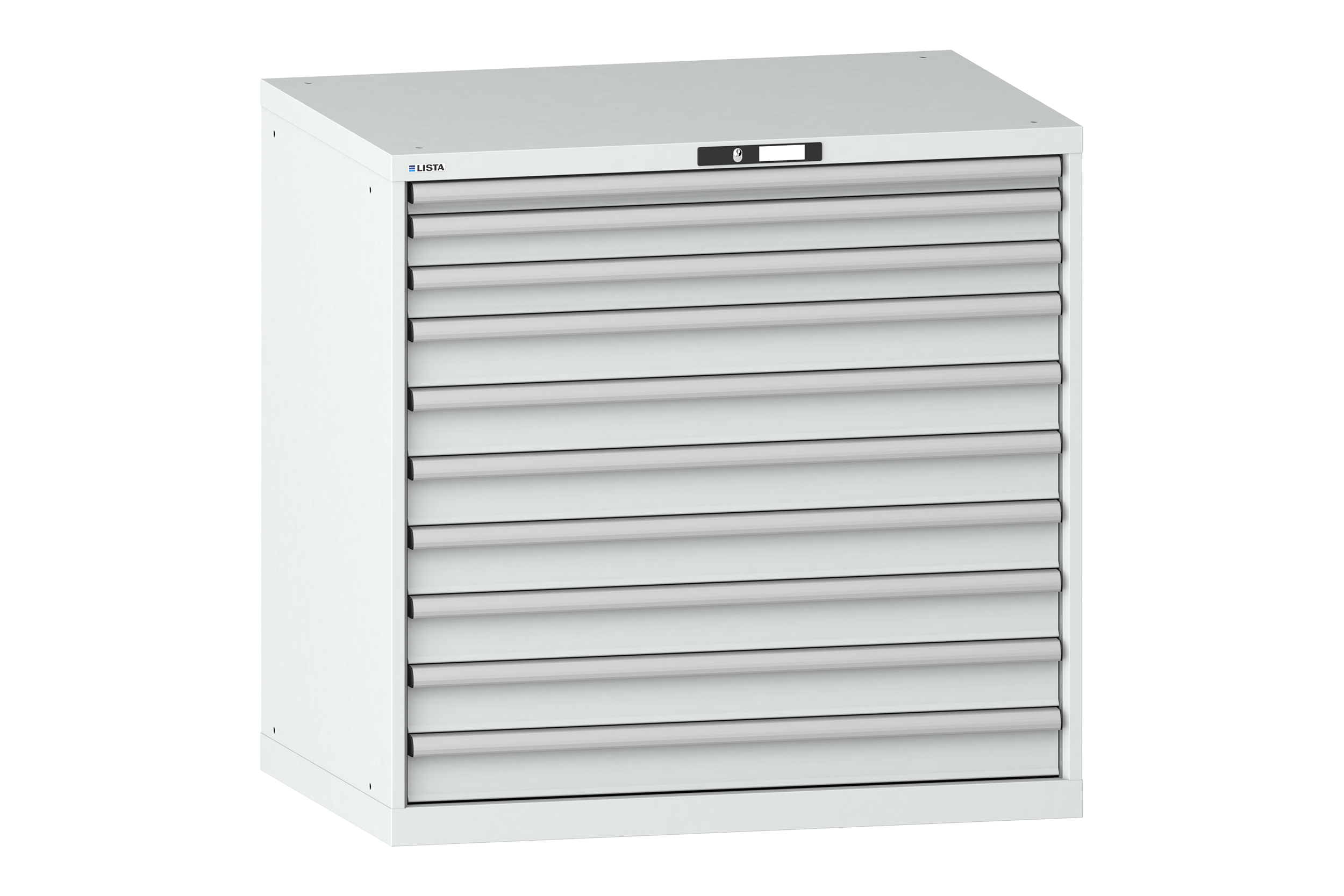 Verktygshurts LISTA 54x36 (BxDxH) 1023x725x1000 10 lådor 75 kg