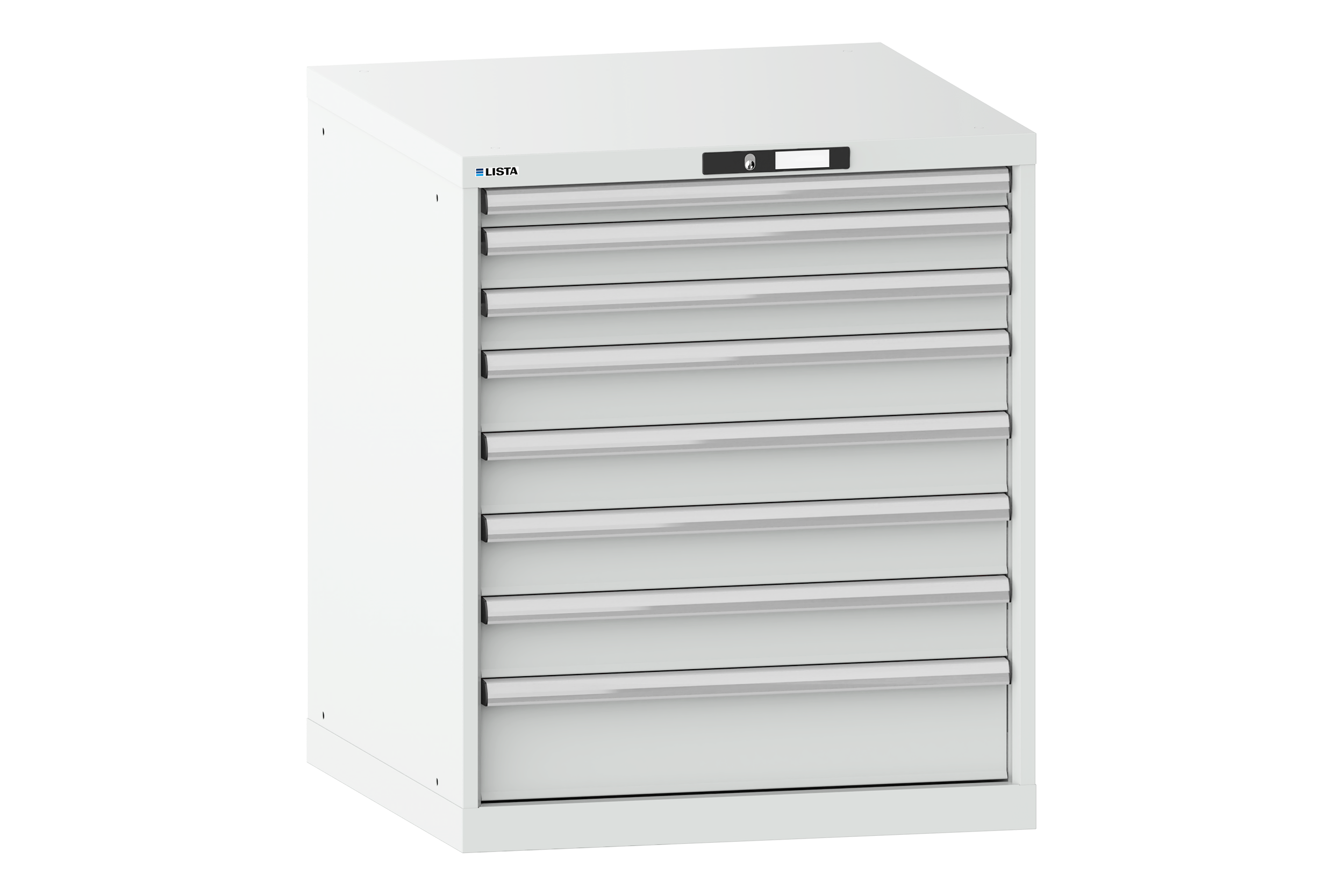 Verktygshurts LISTA 36x36 (BxDxH) 717x725x850 8 lådor 200 kg