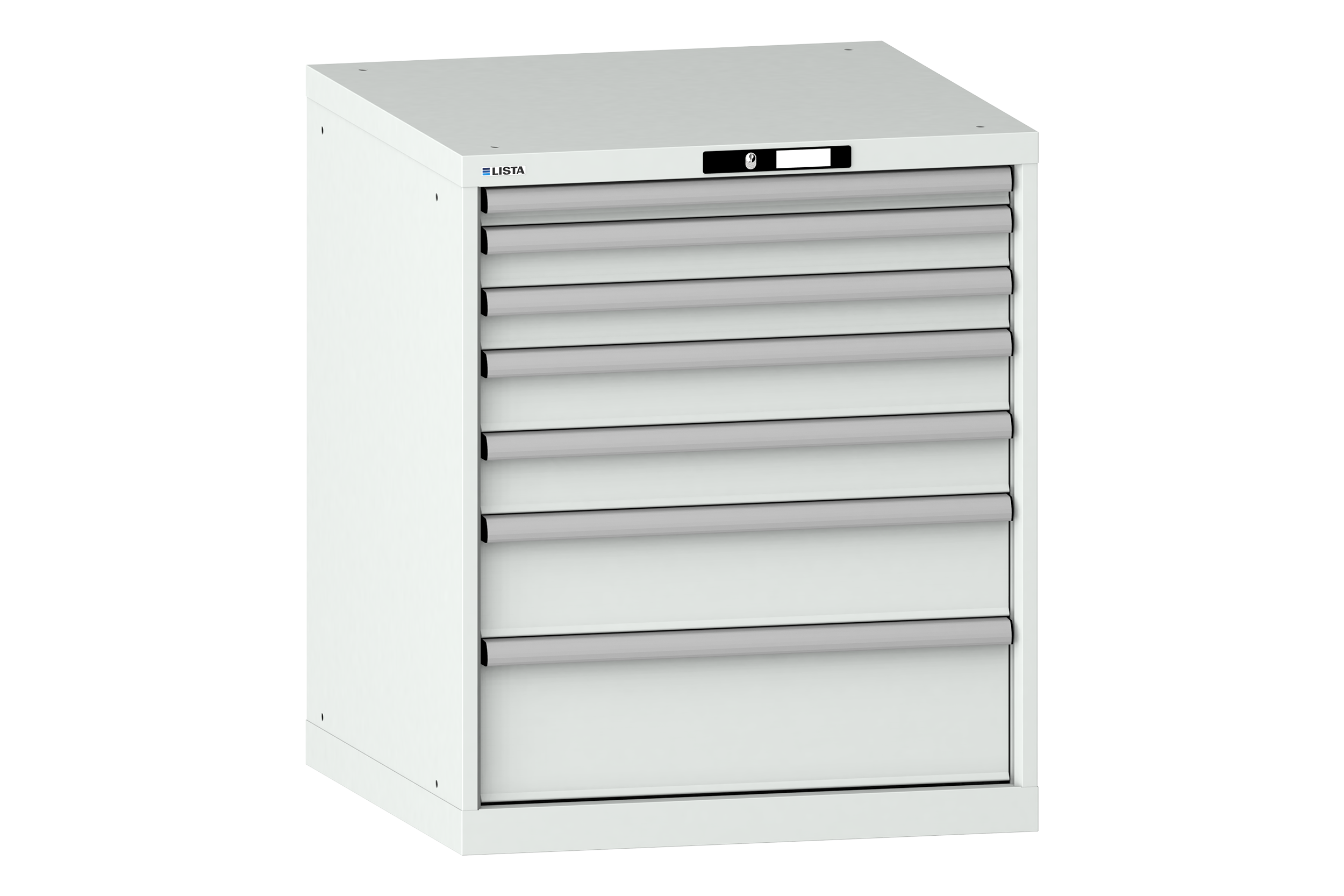 Verktygshurts LISTA 36x36 (BxDxH) 717x725x1450 9 lådor 200 kg