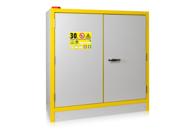 Chemical Cabinet 1200x1100x540 with Bottom Tray, 1 shelf