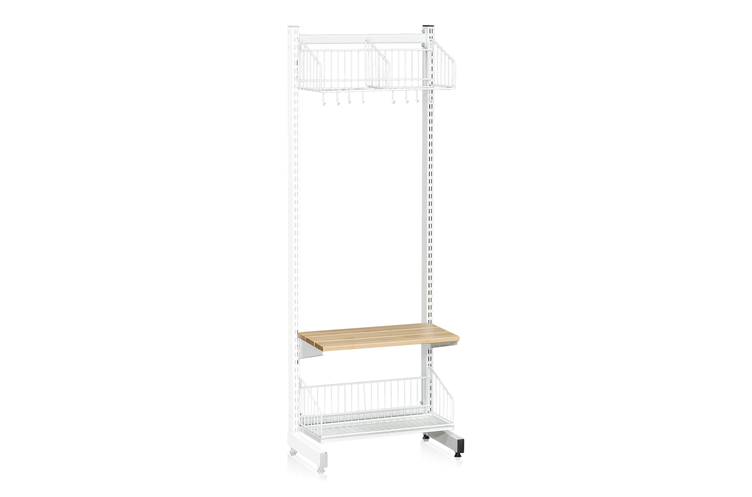 L-Stand Extension 600 mm Complete 2 White