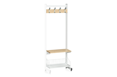 L-Stativ Tilläggssektion 600 mm Komplett 1 Vit