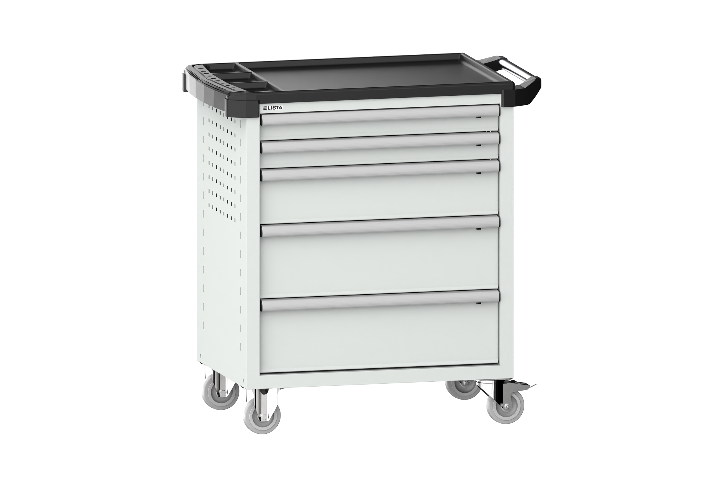 Verktygsvagn LISTA 36x27 6 lådor ABS