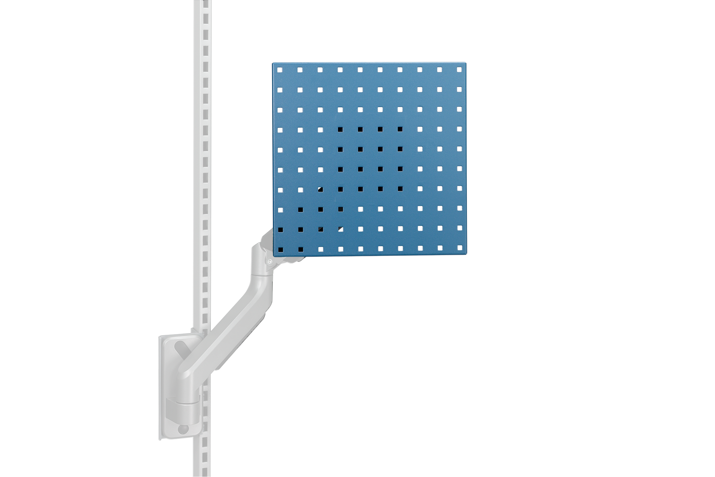 Perforated Panel Blue 370x370 mm Vesa Mount