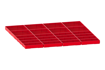 Lådinredning plast kit 19, 36x36, H=100/125mm