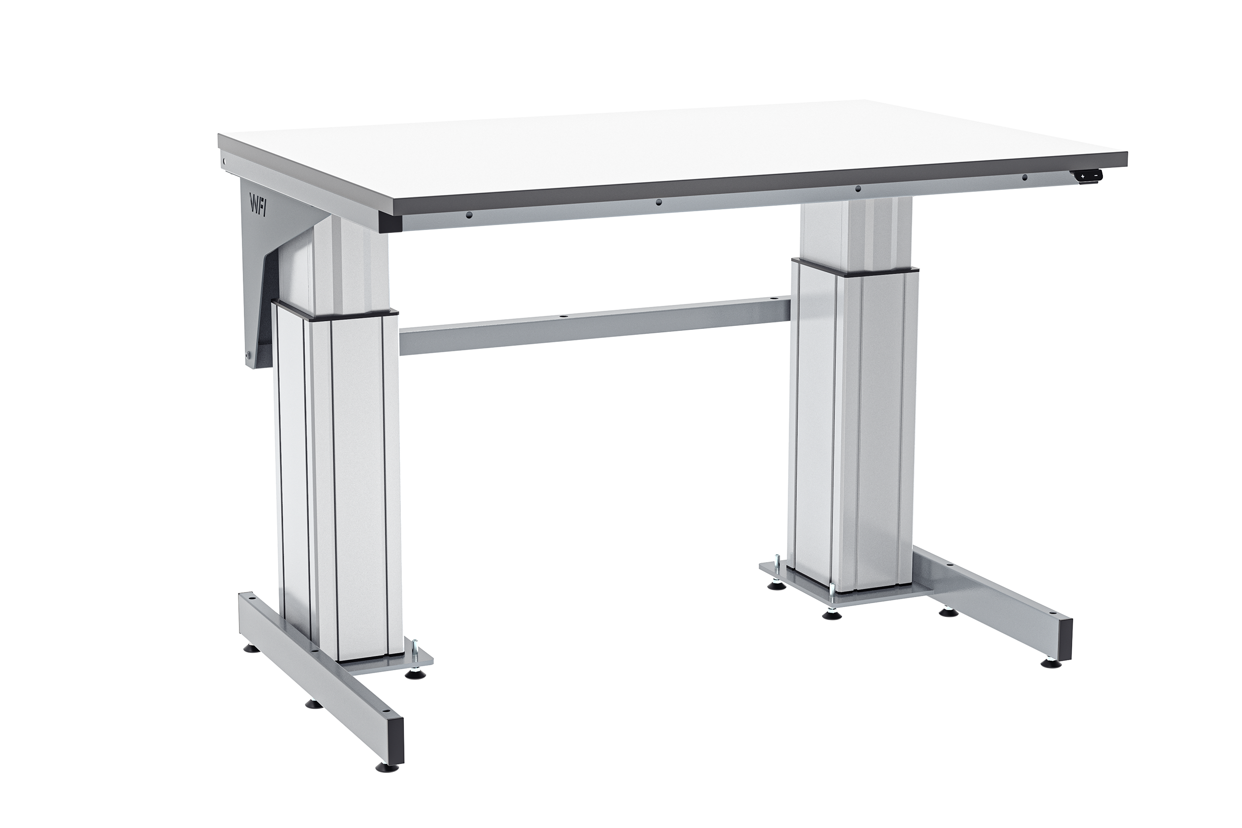 Arbetsbord W600 1200x800 mm Grå laminat