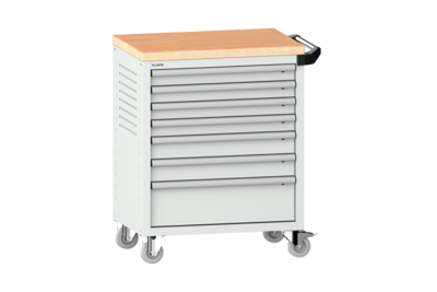 Verktygsvagn LISTA 36x27 7 lådor Multiplex