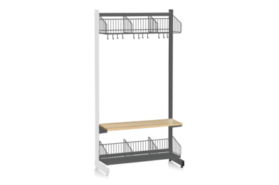 L-Stativ Tilläggssektion 900 mm Komplett 2 Grå