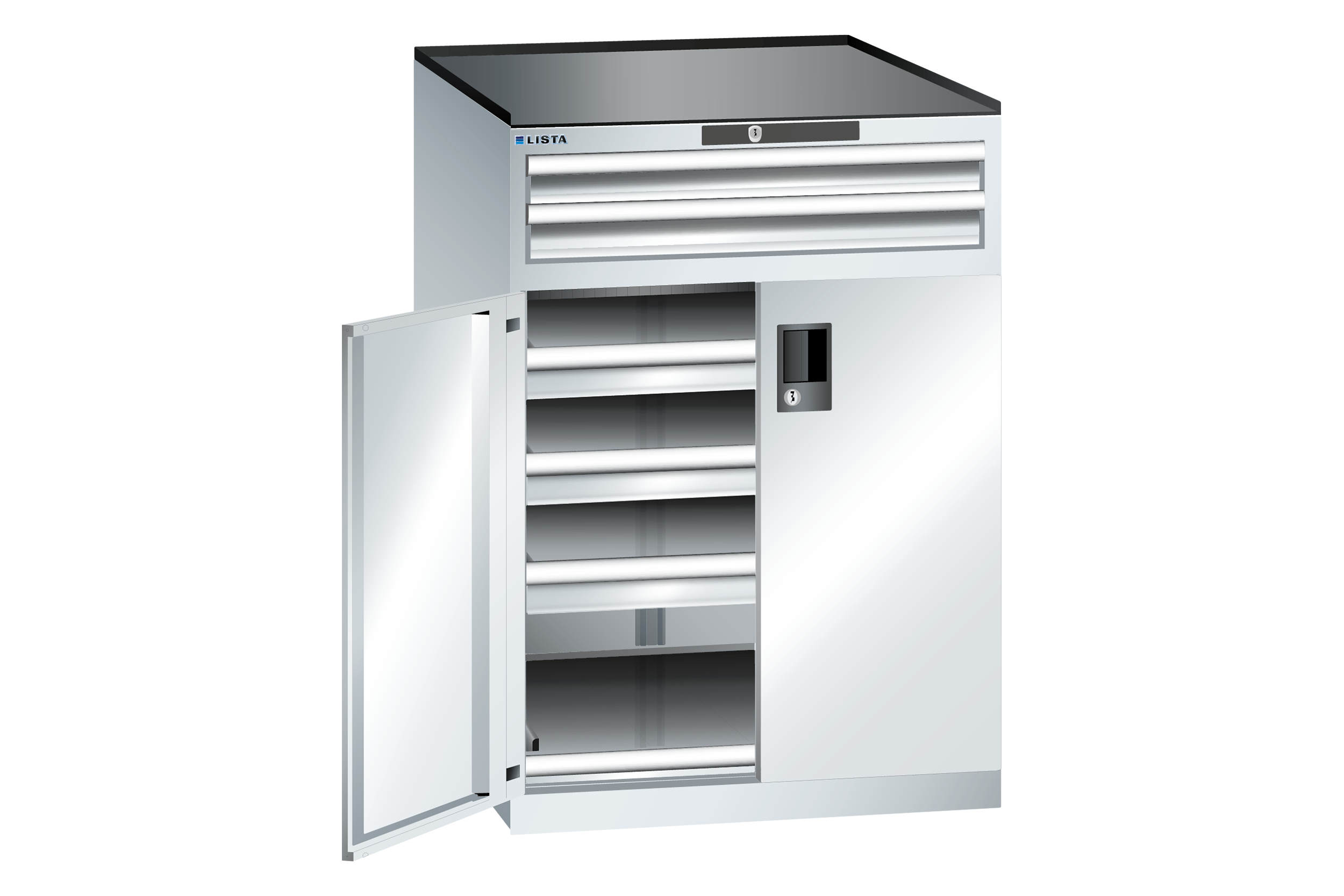Verktygshurts Dörr LISTA 36x36 (BxDxH) 717x753x1020