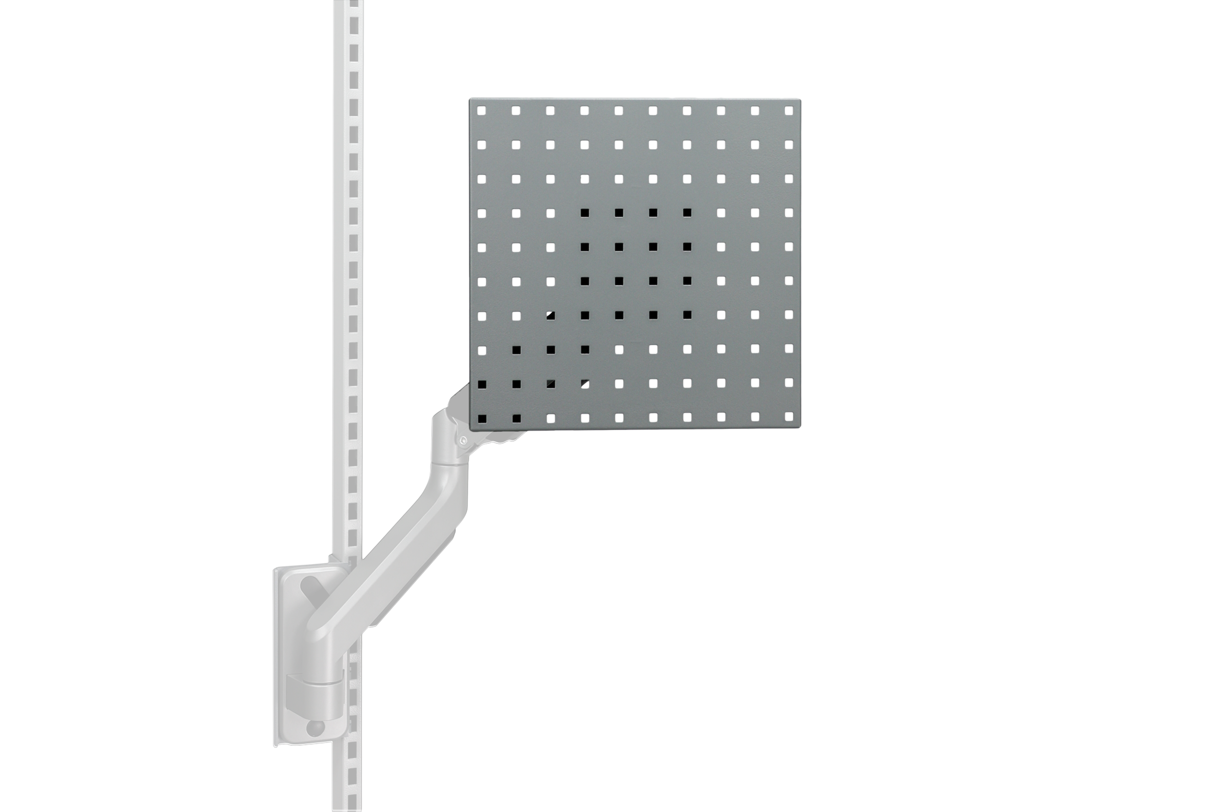 Perforated Panel Grey 370x370 mm Vesa Mount