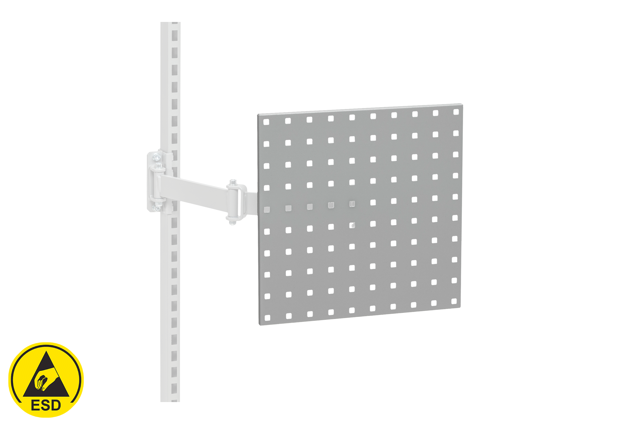 Perforated Panel 370x370 mm for Flexible Arm ESD