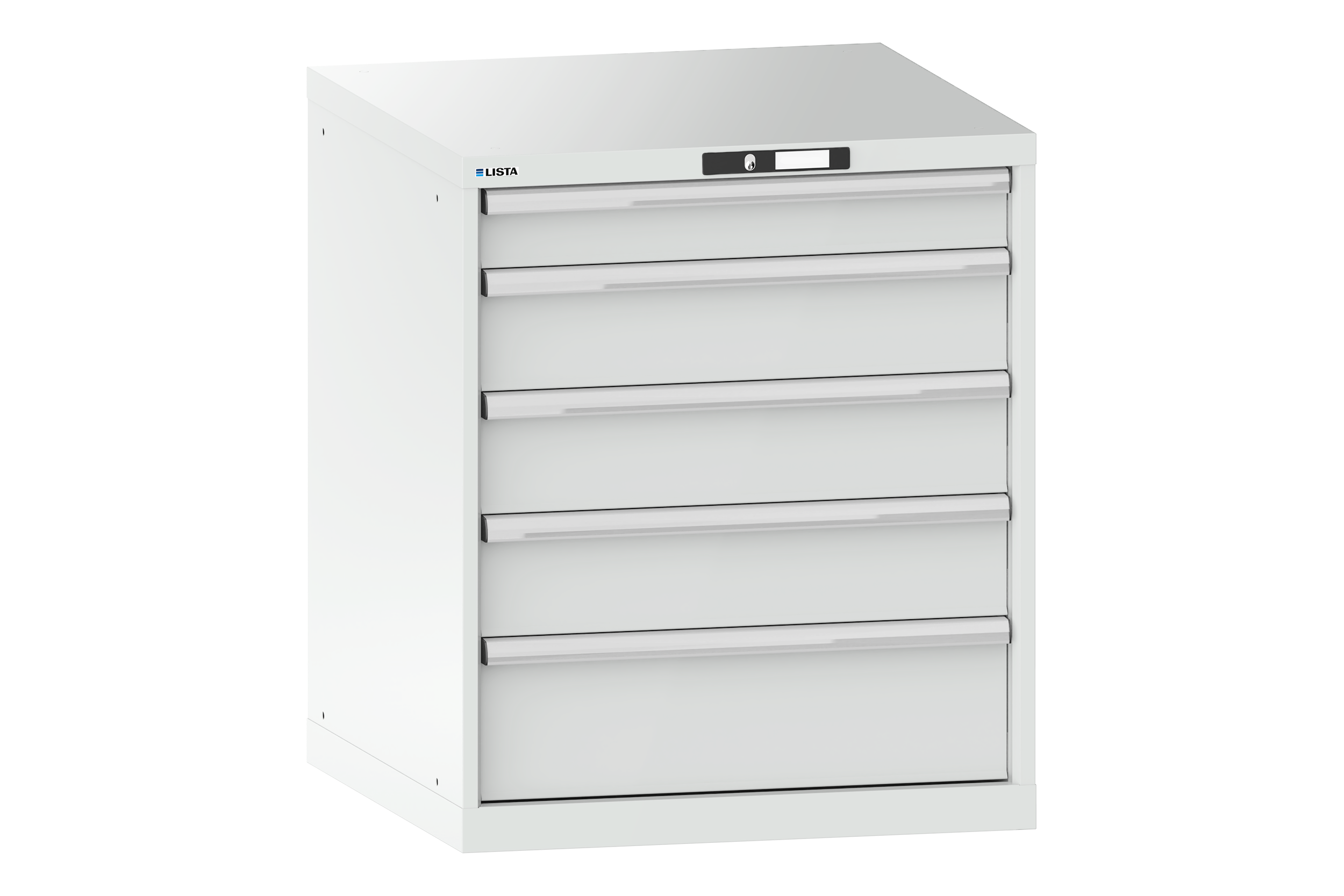 Verktygshurts LISTA 36x36 (BxDxH) 717x725x850 5 lådor 200 kg