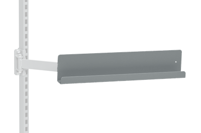 Plastic Bin Rail Grey for Flexible Arm
