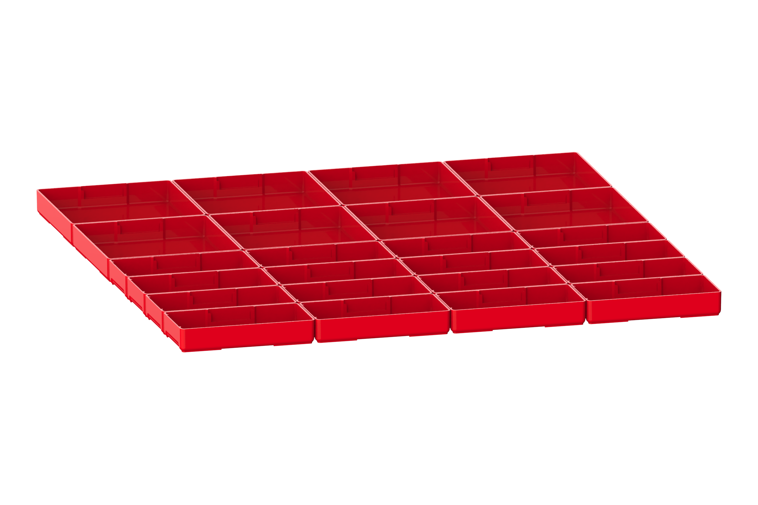 Lådinredning plast kit 16, 36x36, H=50mm