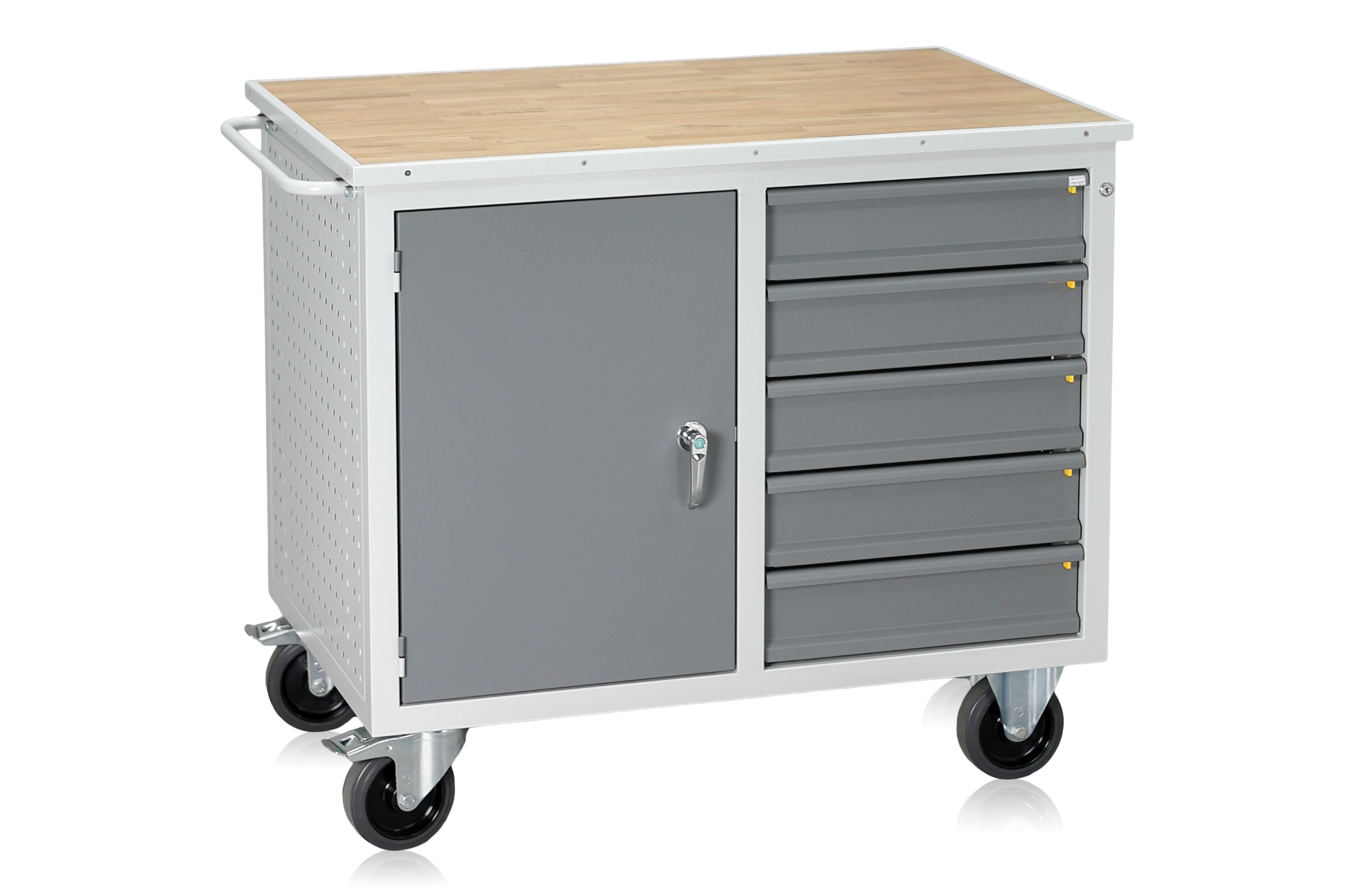 Mobile Workbench HD 500 5 Drawers 1 Door