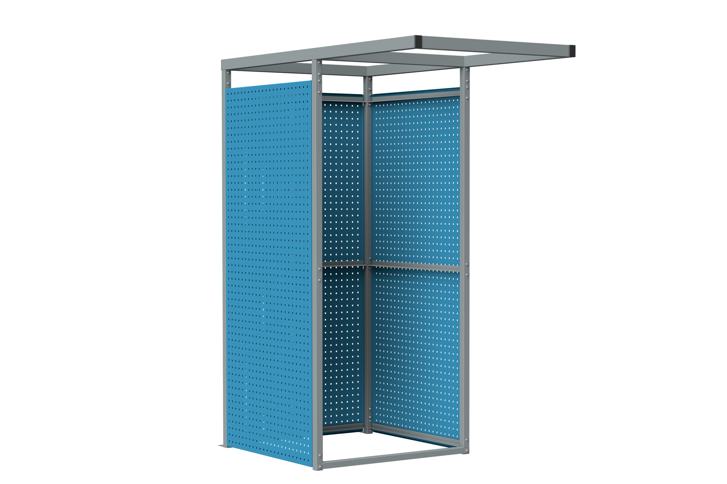 Perforerad Panel 2000x900 mm Blå
