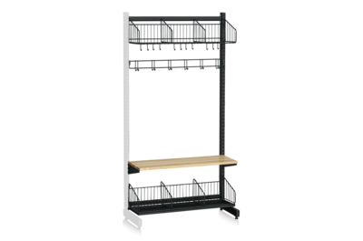 L-Stativ Tilläggssektion 900 mm Komplett 3 Svart