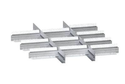 Lådinredning metall 109, 27x36, H=100/125mm