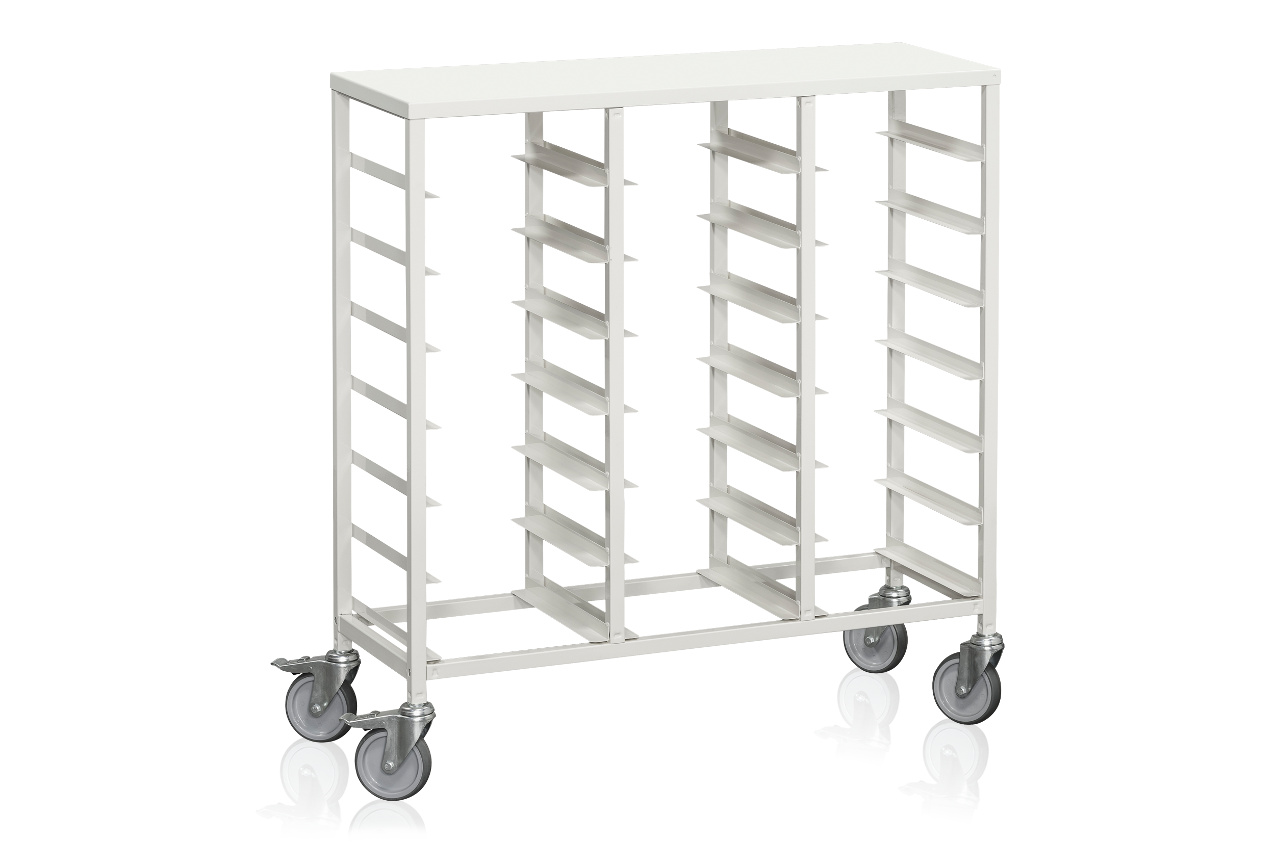 Stand Tray Trolley 21 Trays