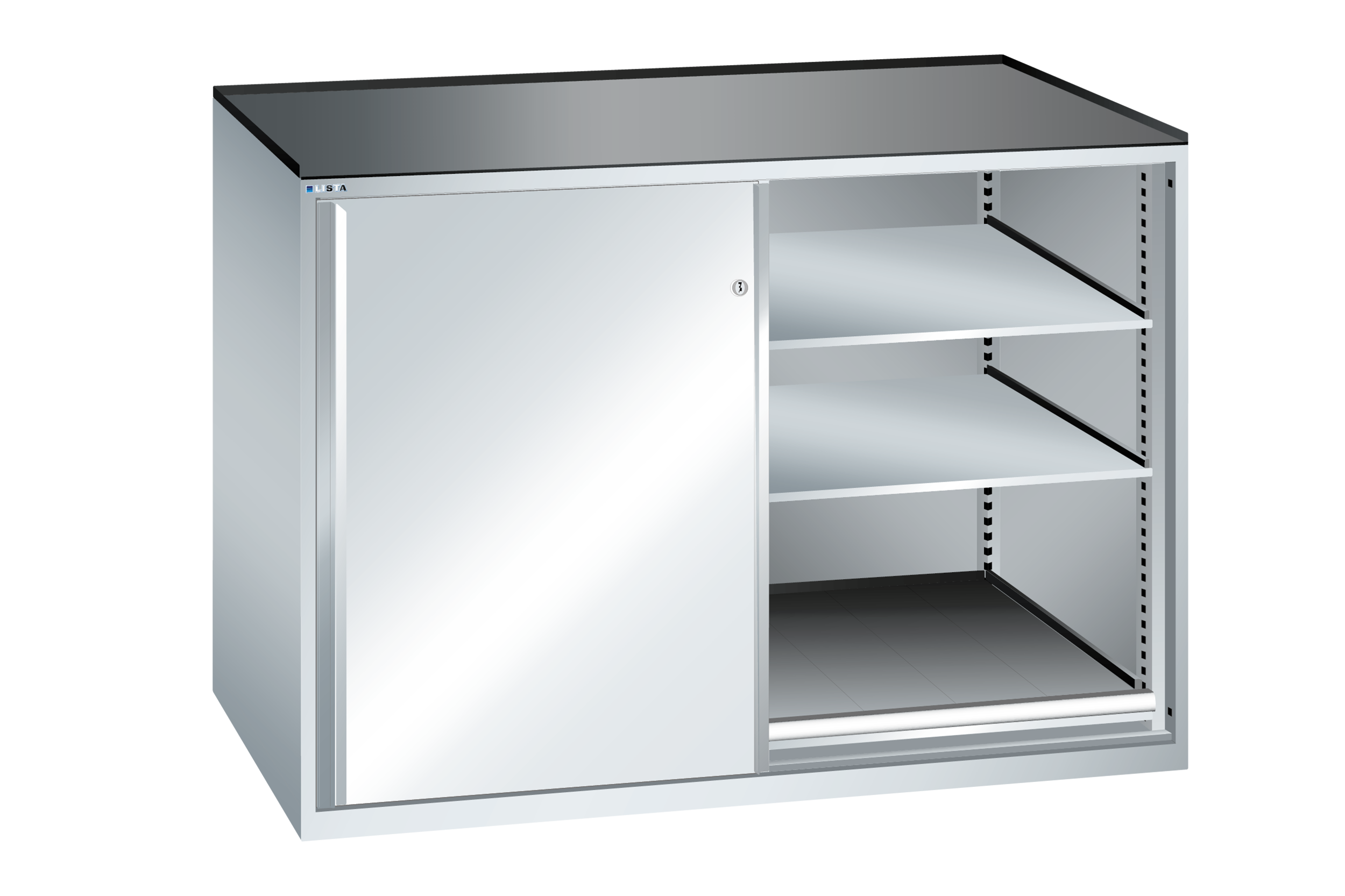 Verktygshurts Skjutdörr LISTA 2x36x36 (BxDxH) 1430x780x1020