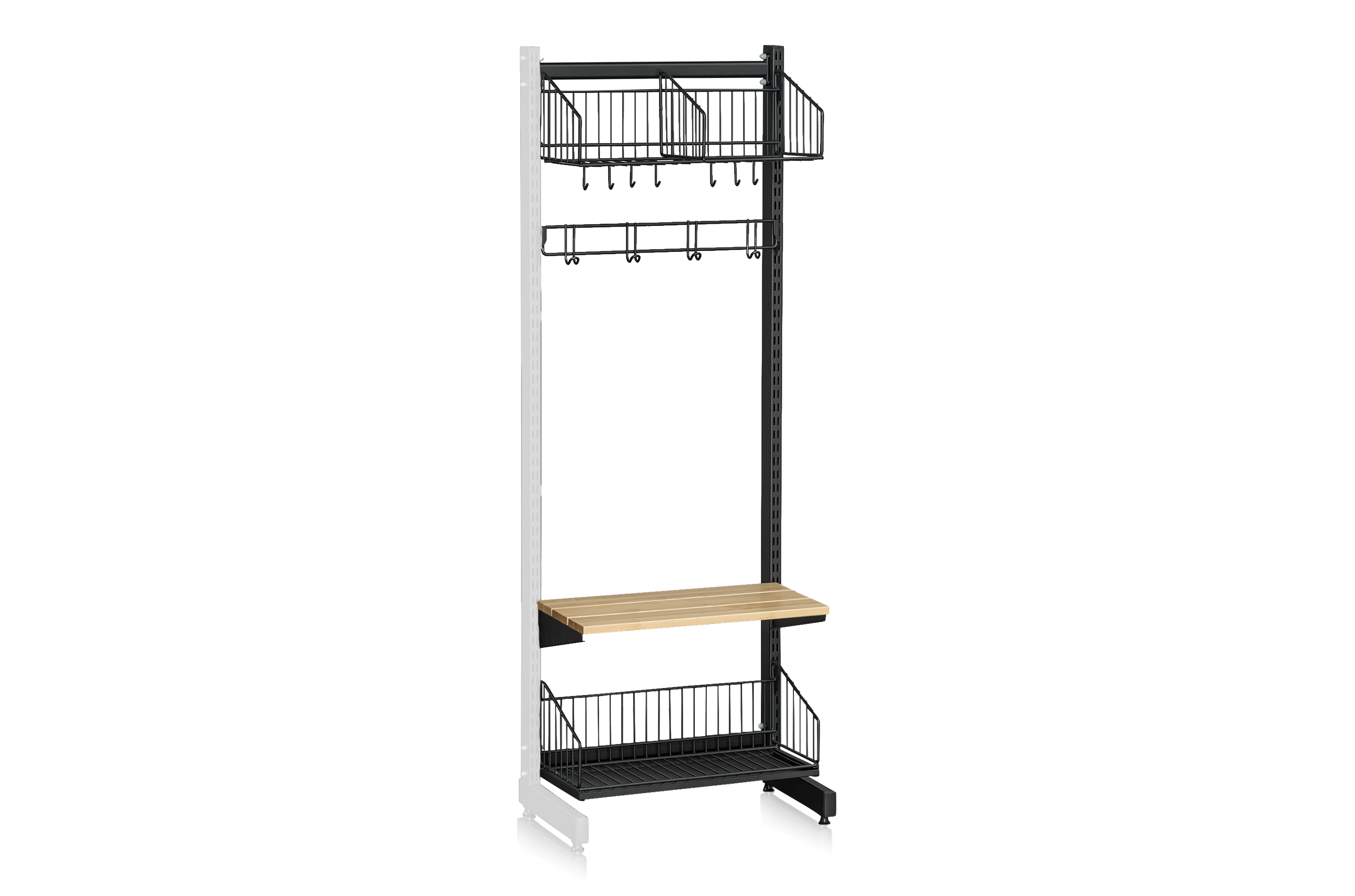 L-Stand Extension 600 mm Complete 3 Black