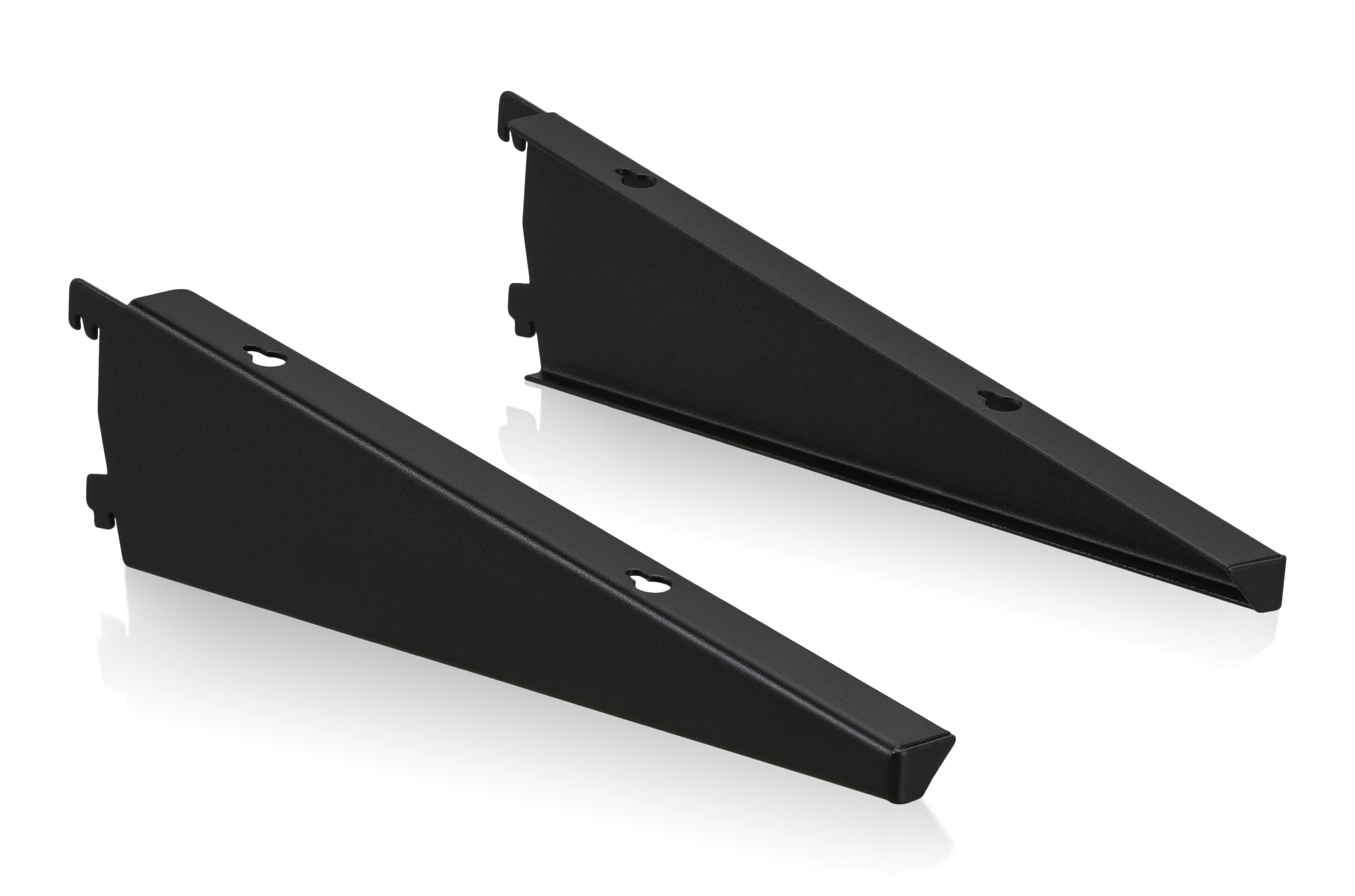 Shelf Brackets Tiltable 400 mm Black