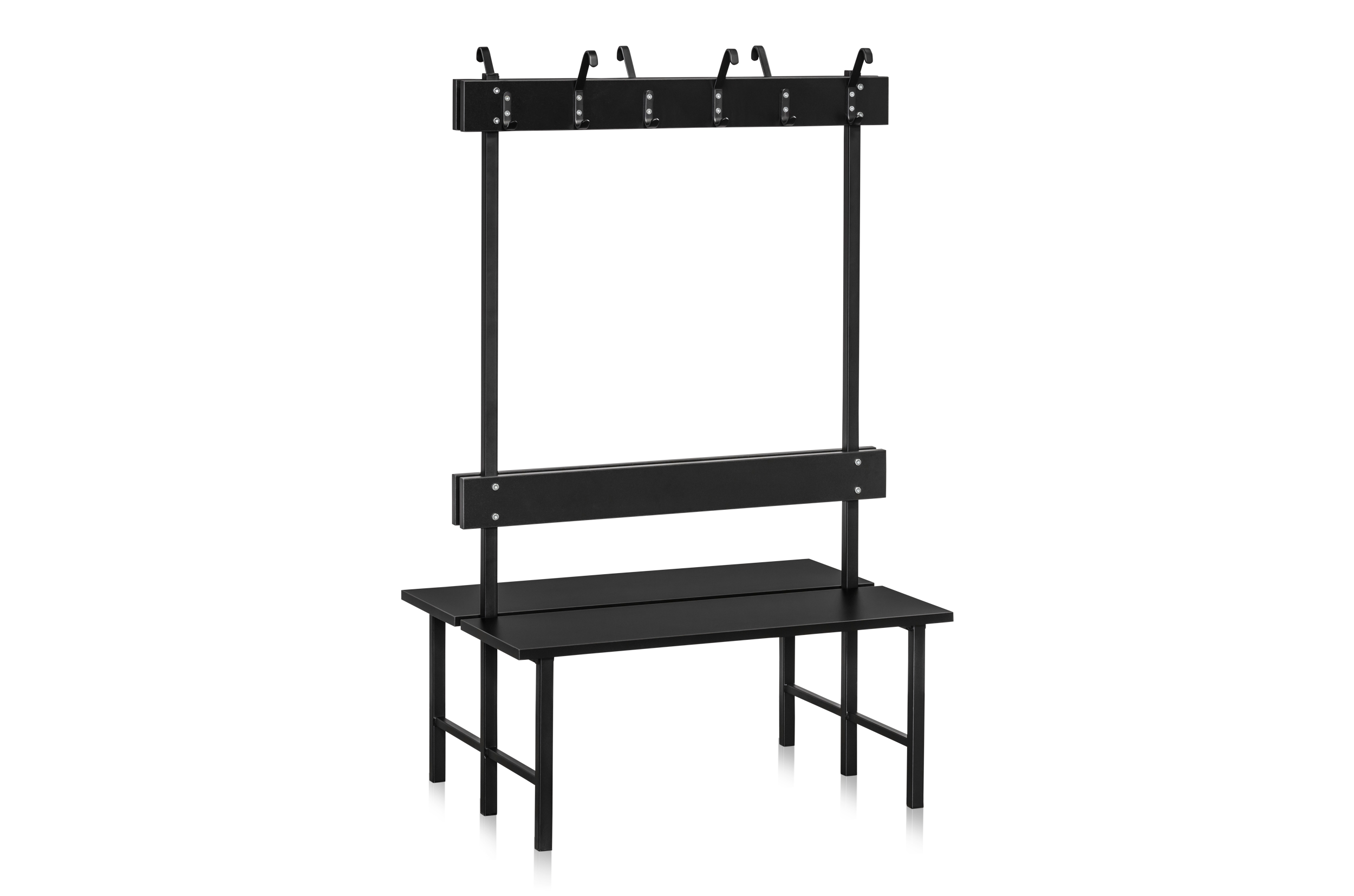 Bench Double-Sided 1000 mm Black