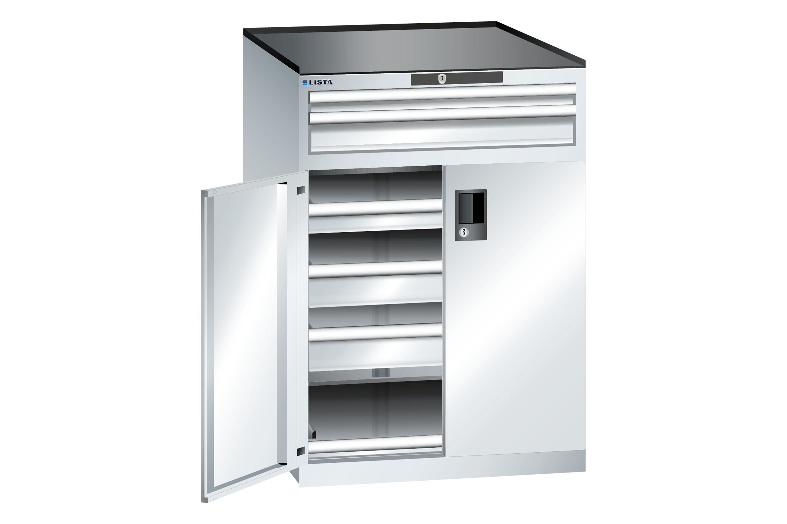 Verktygshurts Dörr LISTA 36x36 (BxDxH) 717x753x1020
