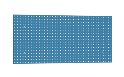Lochrasterplatte zur Wandbefestigung 1150x750 mm Blau
