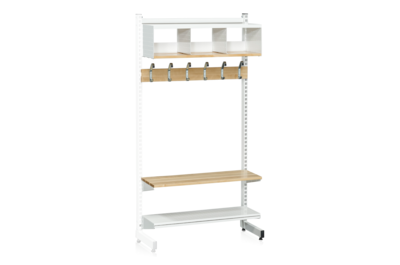 L-Stativ Tilläggssektion 900 mm Komplett 4 Vit