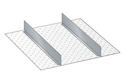 Lådinredning metall 177, 27x27, H=200mm