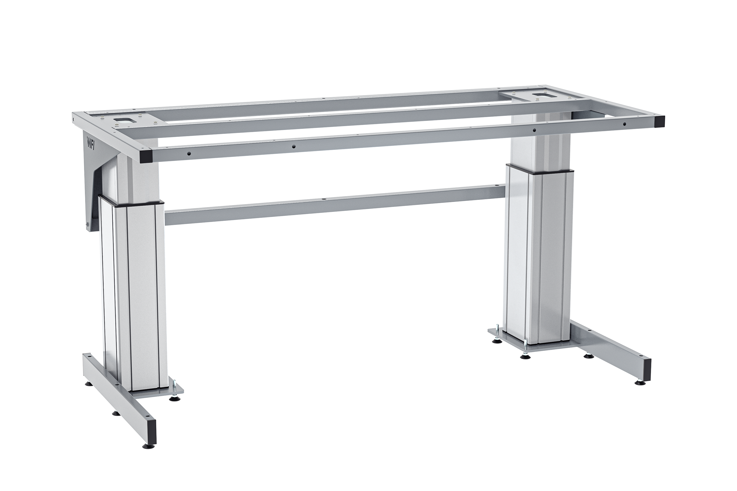 Bordsstativ W600 1600x800 mm exklusive bordsskiva
