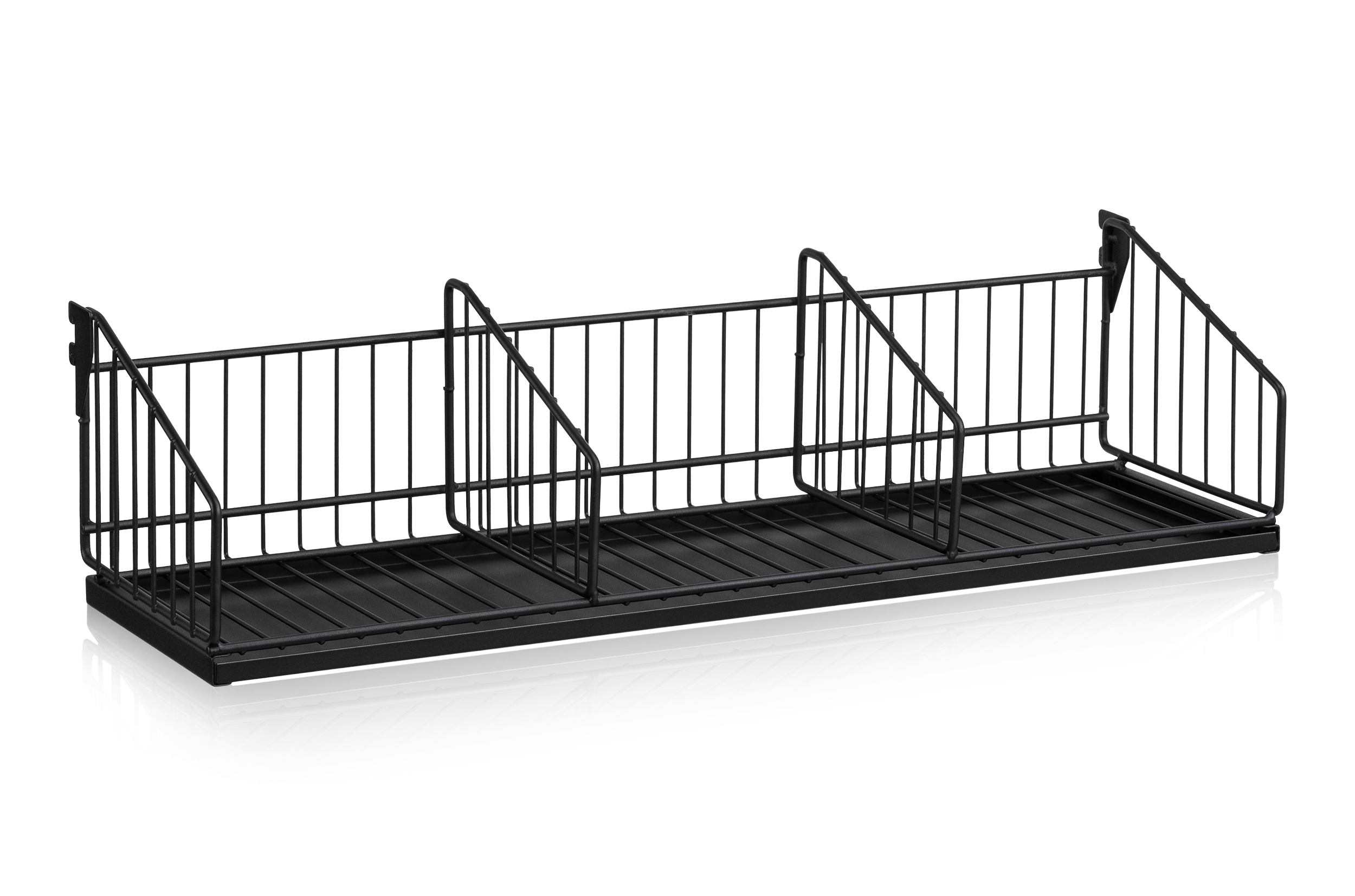 Shoe Shelf including Drip Tray 900 mm Black