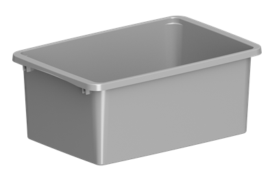 Storage Box, 40L Grey