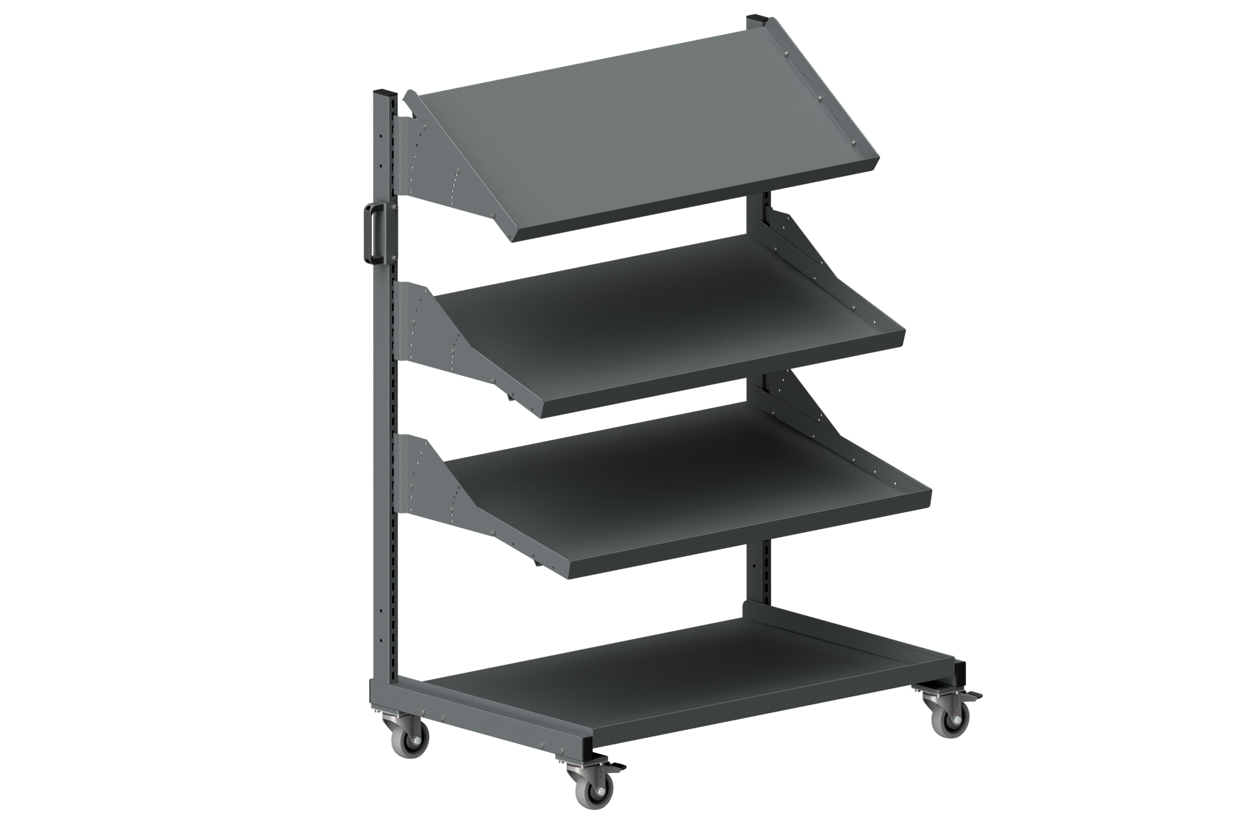 Backvagn Stor, 3 hyllplan + botten