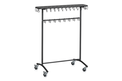 Klädvagn 46 Platser Svart
