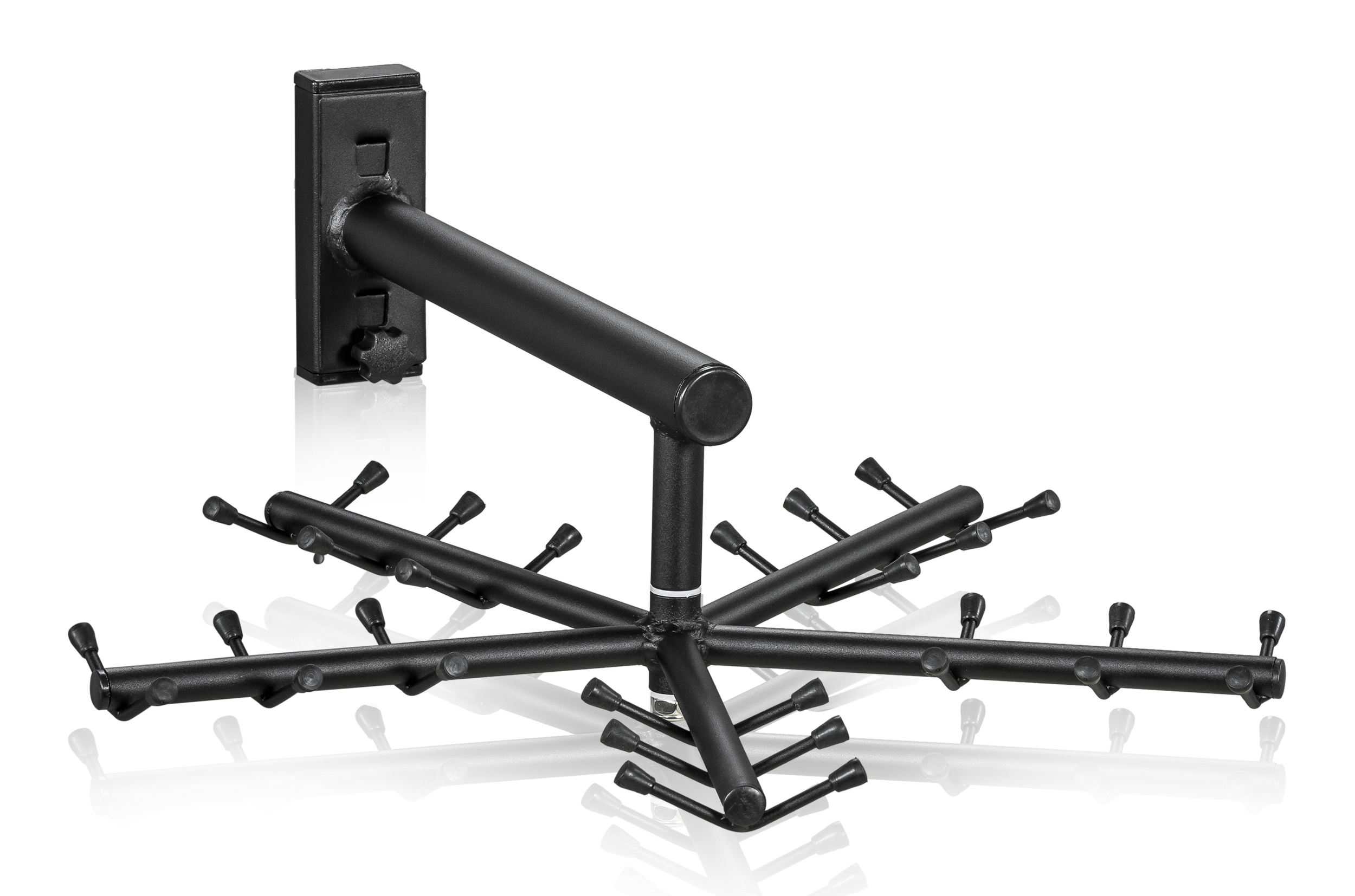 Clothes Hanger 30 Compartments Black