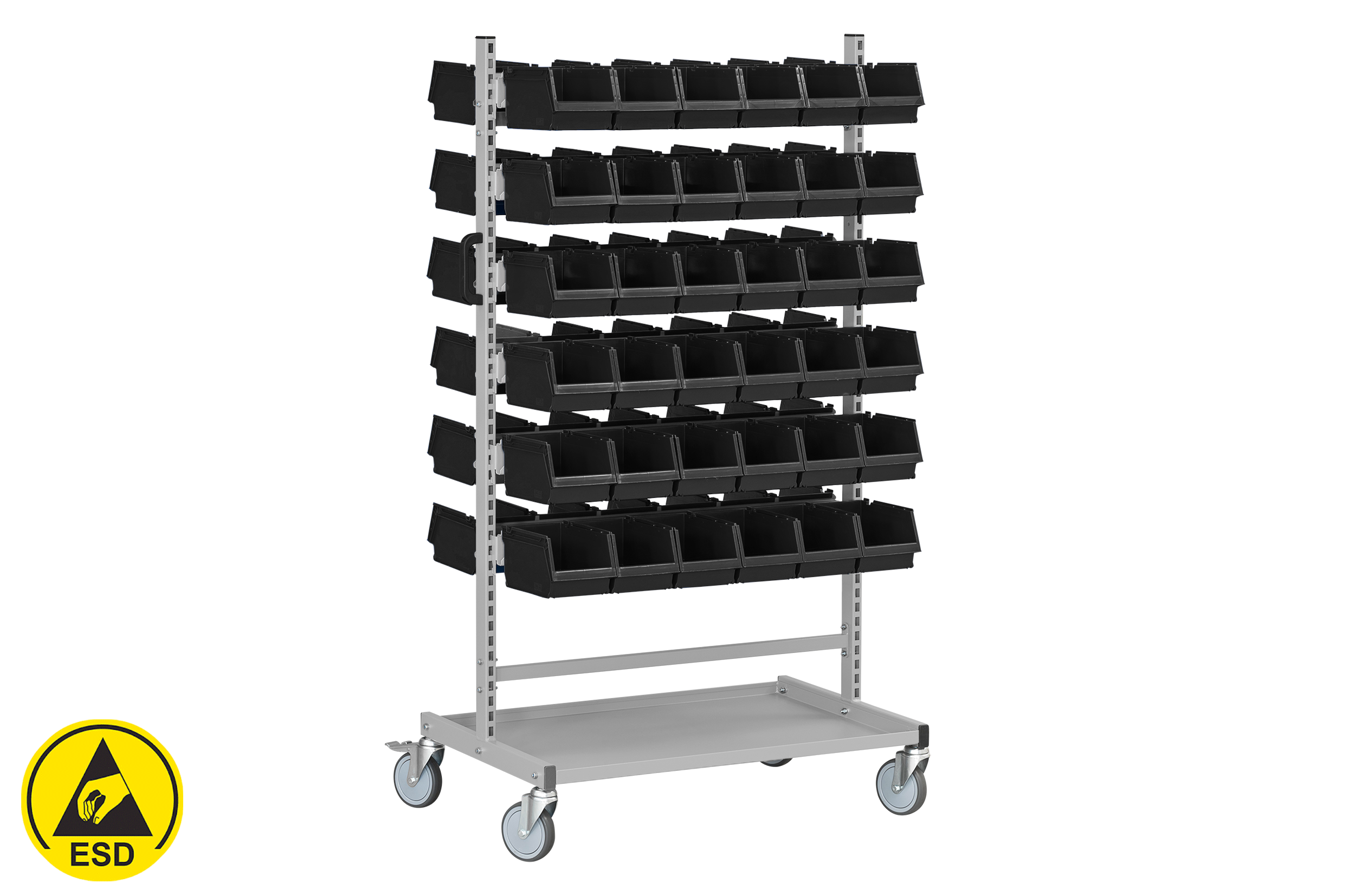 Komplett Montörvagn 150 1 inkl 72 Plastbackar ESD