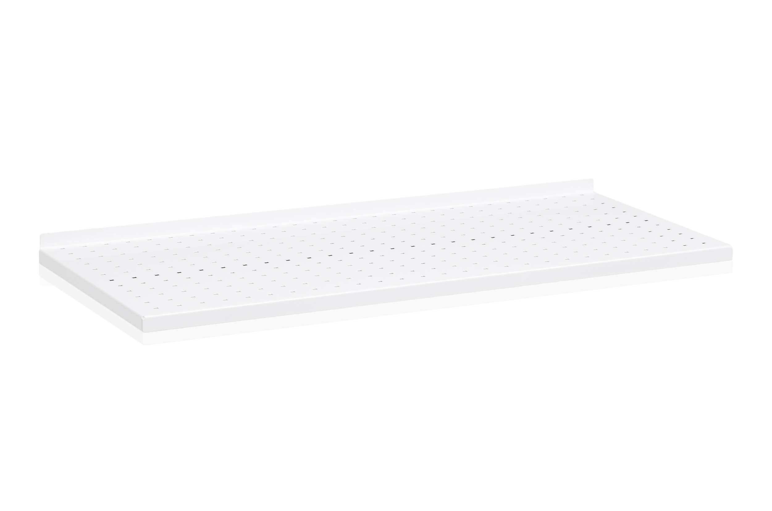 Steel Shelf Perforated 900x400 mm White