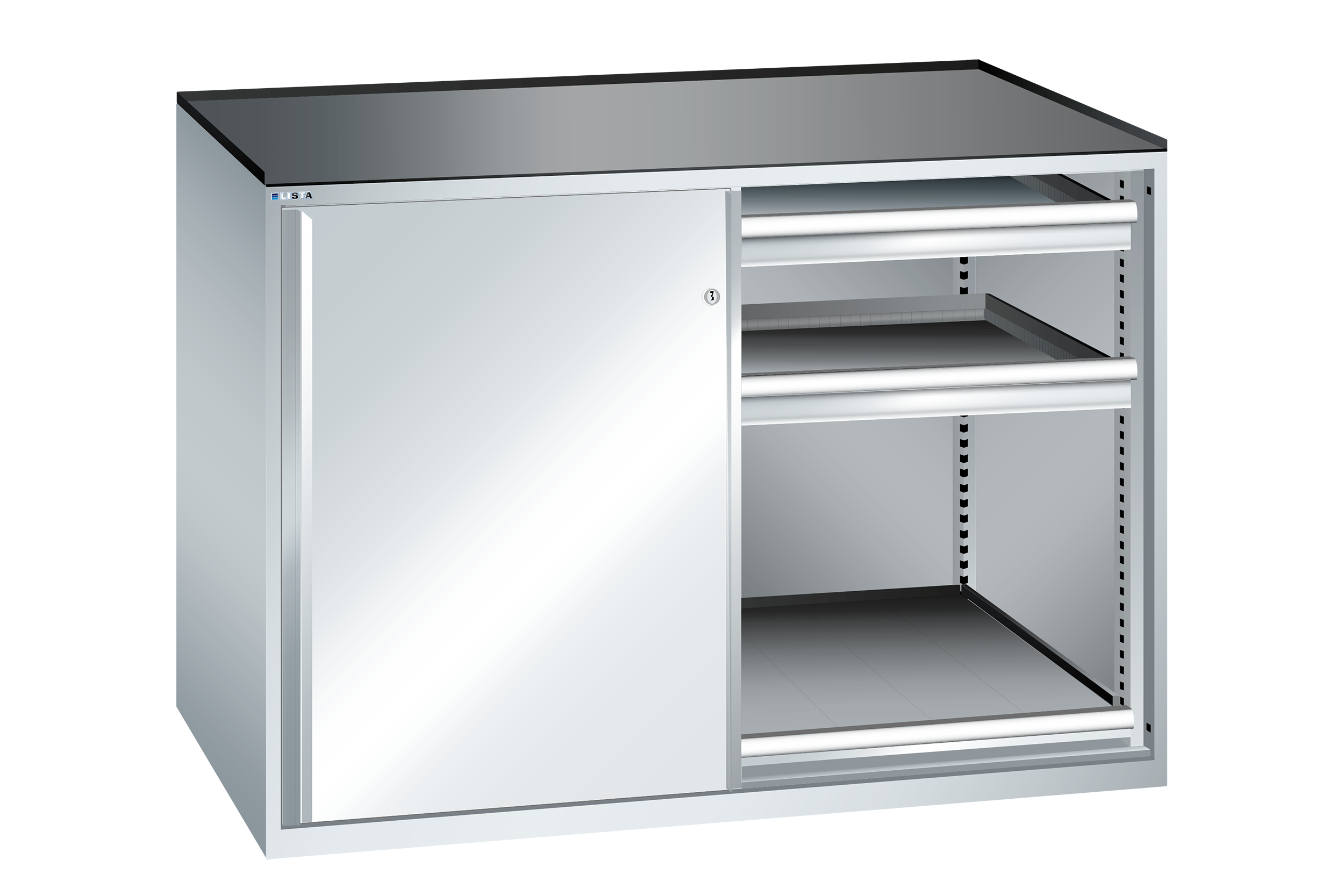 Verktygshurts Skjutdörr LISTA 2x36x36 (BxDxH) 1430x780x1020