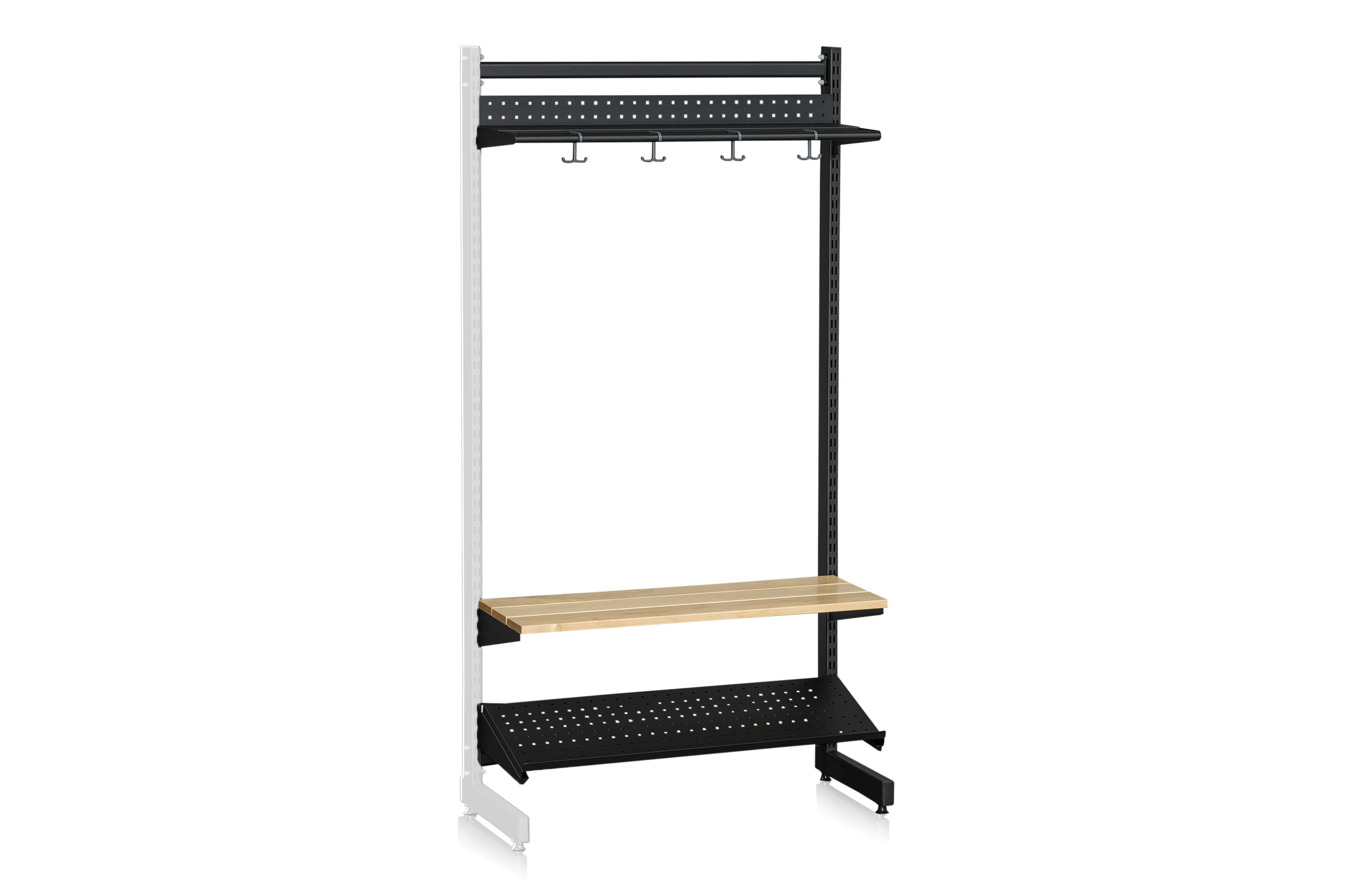 L-Stand Extension 900 mm Complete 5 Black