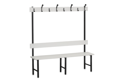 Sittbänk Enkelsektion 1500 mm Ljusgrå