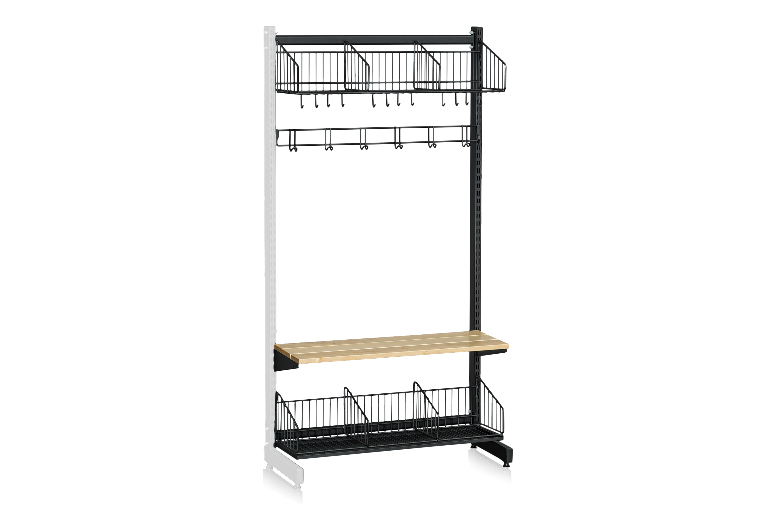 L-Stand Extension 900 mm Complete 3 Black