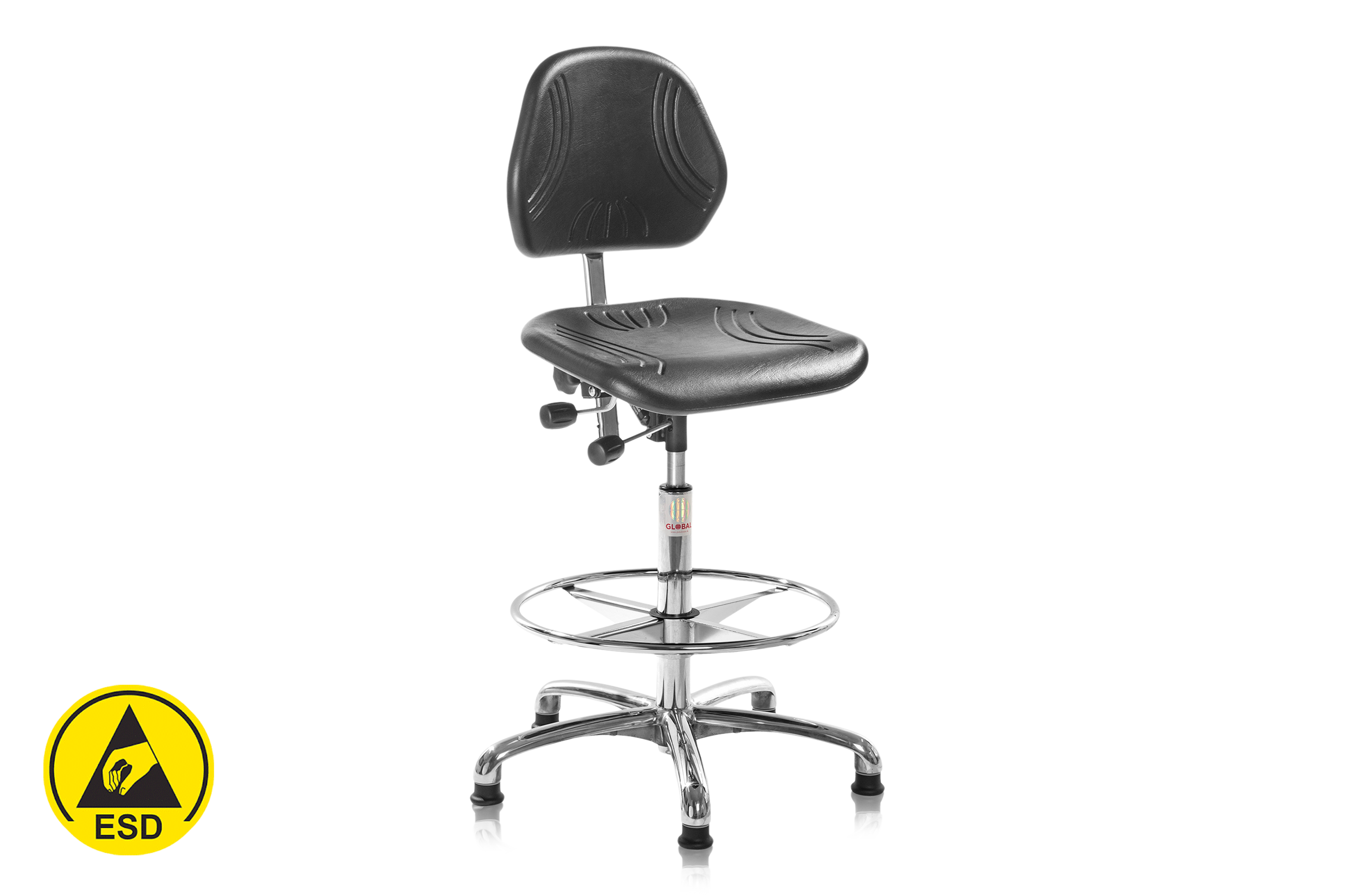 Arbetsstol Comfort ESD hög