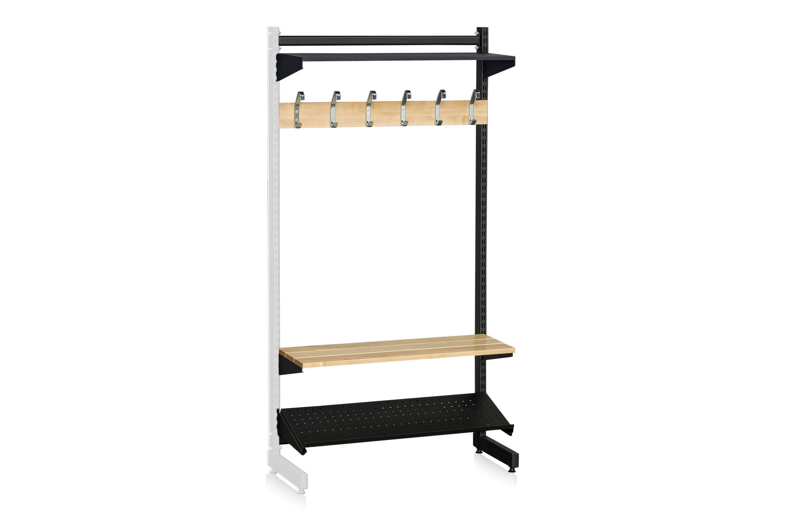 L-Stand Extension 900 mm Complete 6 Black