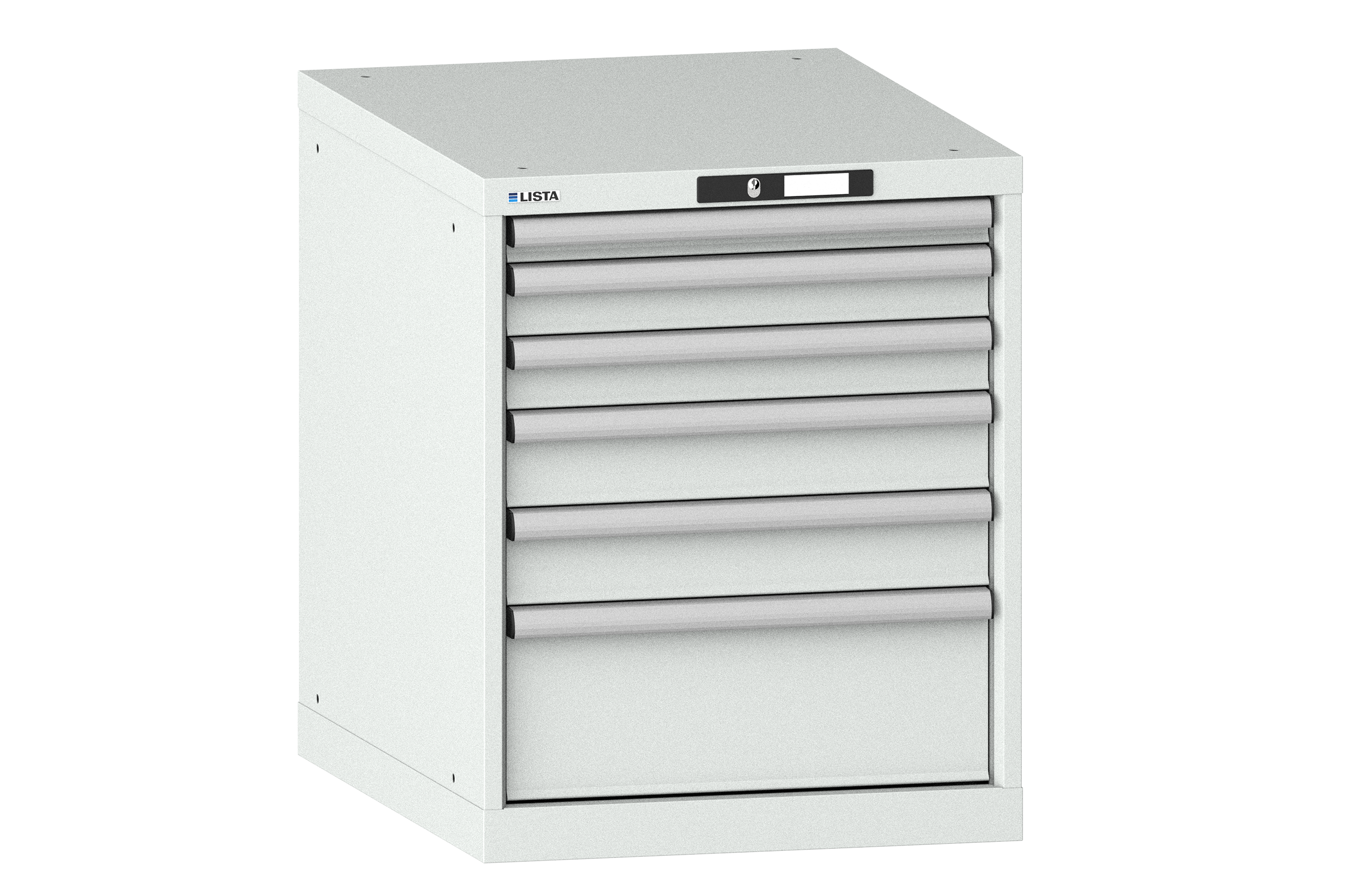 Verktygshurts LISTA 27x36 (BxDxH) 564x725x700 6 lådor 75 kg