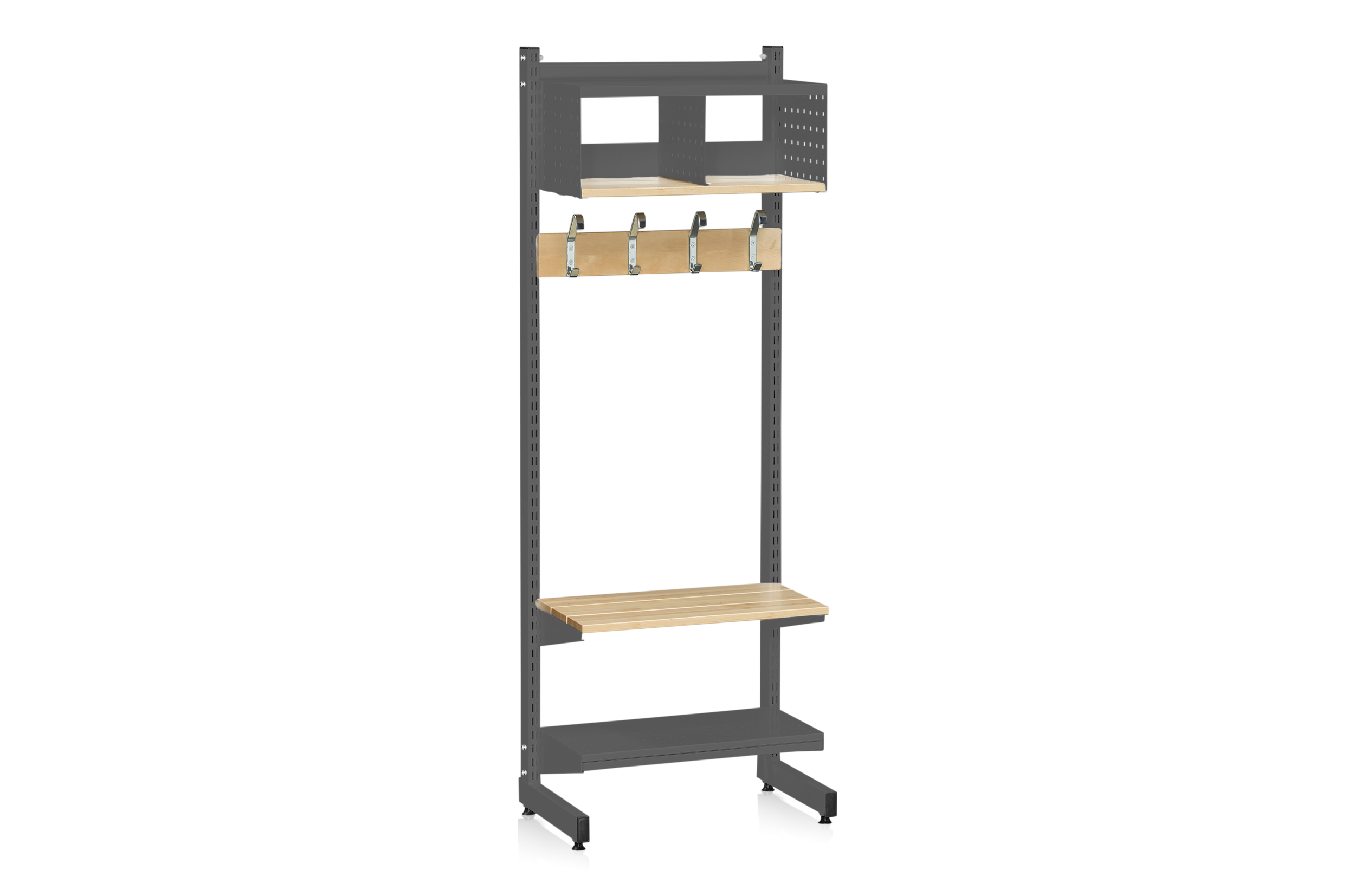 L-Stand 600 mm Complete 4 Grey
