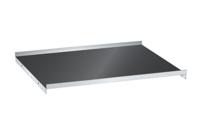 Justerbar hylla 600x305x43mm inkl ribbad matta