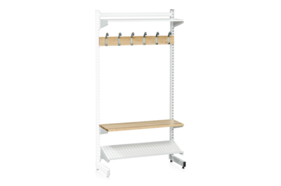 L-Stativ Tilläggssektion 900 mm Komplett 6 Vit